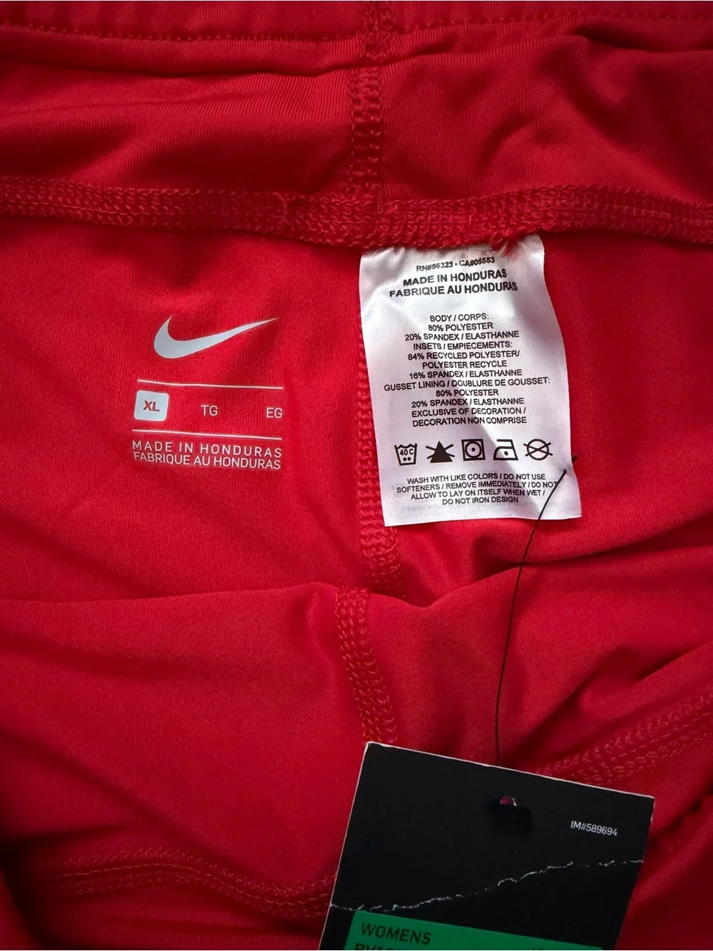 NWT Nike Women’s Volleyball Compression Shorts Red BV1020-657